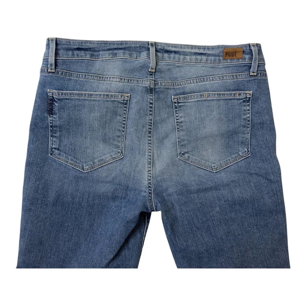 PAIGE Women's Skinny Jeans in Light Blue - Picture 4 of 9